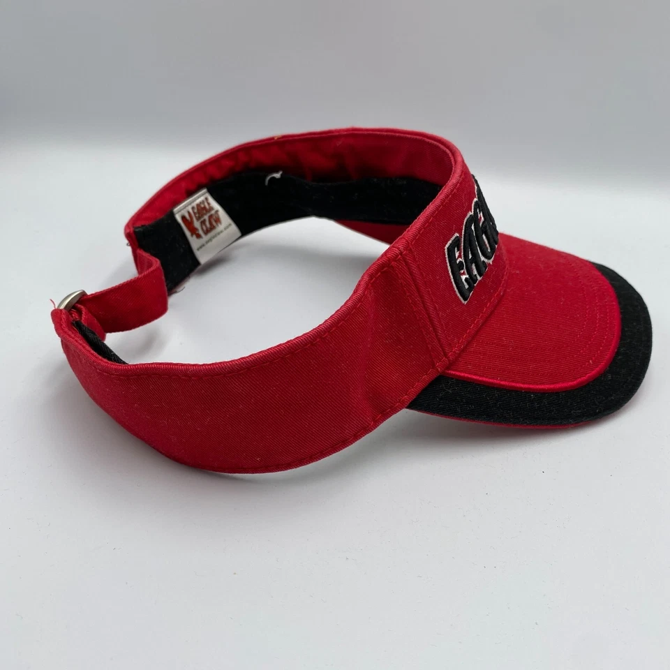 Gorra de pesca con garra de águila visera ajustable roja Foto 4 de 4