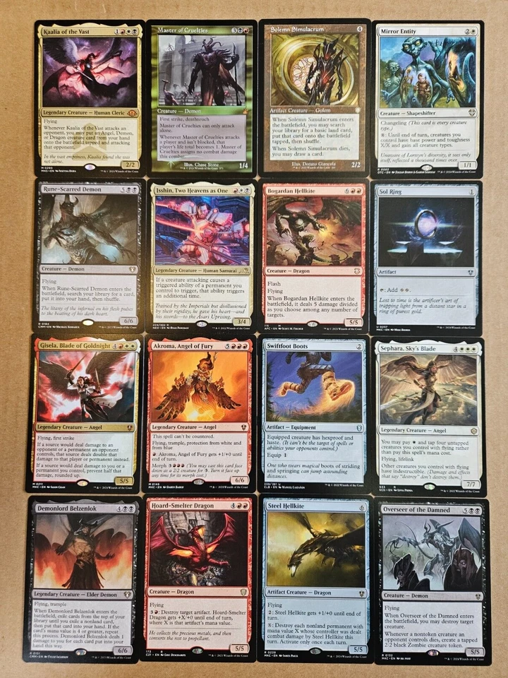 Custom Commander Deck ~ Angels, Demons, & Dragons - Big Mana Kaalia of the Vast  - Image 2 of 4