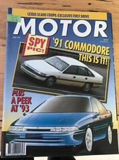 Motor Car magazine JUNE 1991 XJS SC400 33 ZX NG ROLLS LTD 164 RX7 TX3 MR2 BMW
