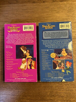 DISNEY SING ALONG SONGS VHS VIDEO Be Our Guest Friend Like Me | eBay
