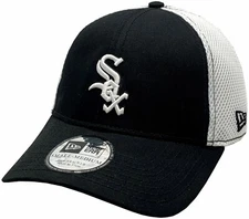 Chicago White Sox Neo Mesh Flex Fit Hat Black/White (S/M)