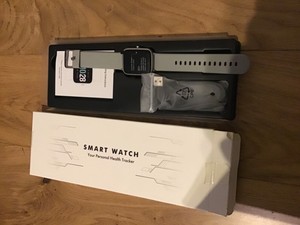 LIFEBEE Smart Watch, Fitness Tracker HR Touch Screen Activity Tracker, IP68  Grey | eBay