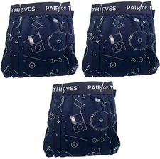 Pair of Thieves Men's Super Fit Boxer shorts -size XL/Dark Navy/3 Pack SEALED