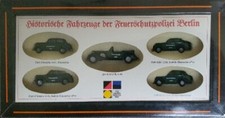 Praline 1:87 80055 Historische Fahrzeuge d.Feuerschutzpolizei Berlin neuwertig 
