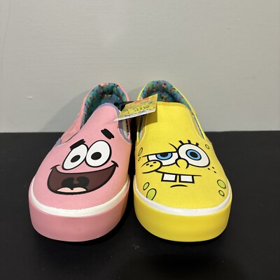 SpongeBob SquarePants Patrick Slide Slip-on Shoes Ground Up Men’s Size:  10 NWT