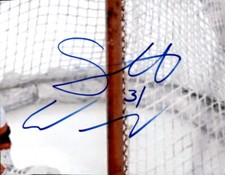 Scott Wedgewood Signed Autographed 2.75x3.5 Cut Photo New Jersey Devils