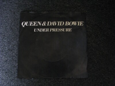 Queen-David Bowie-Under Pressure 7'' Vinyl-1981 Germany-EMI-1C 006 64 626