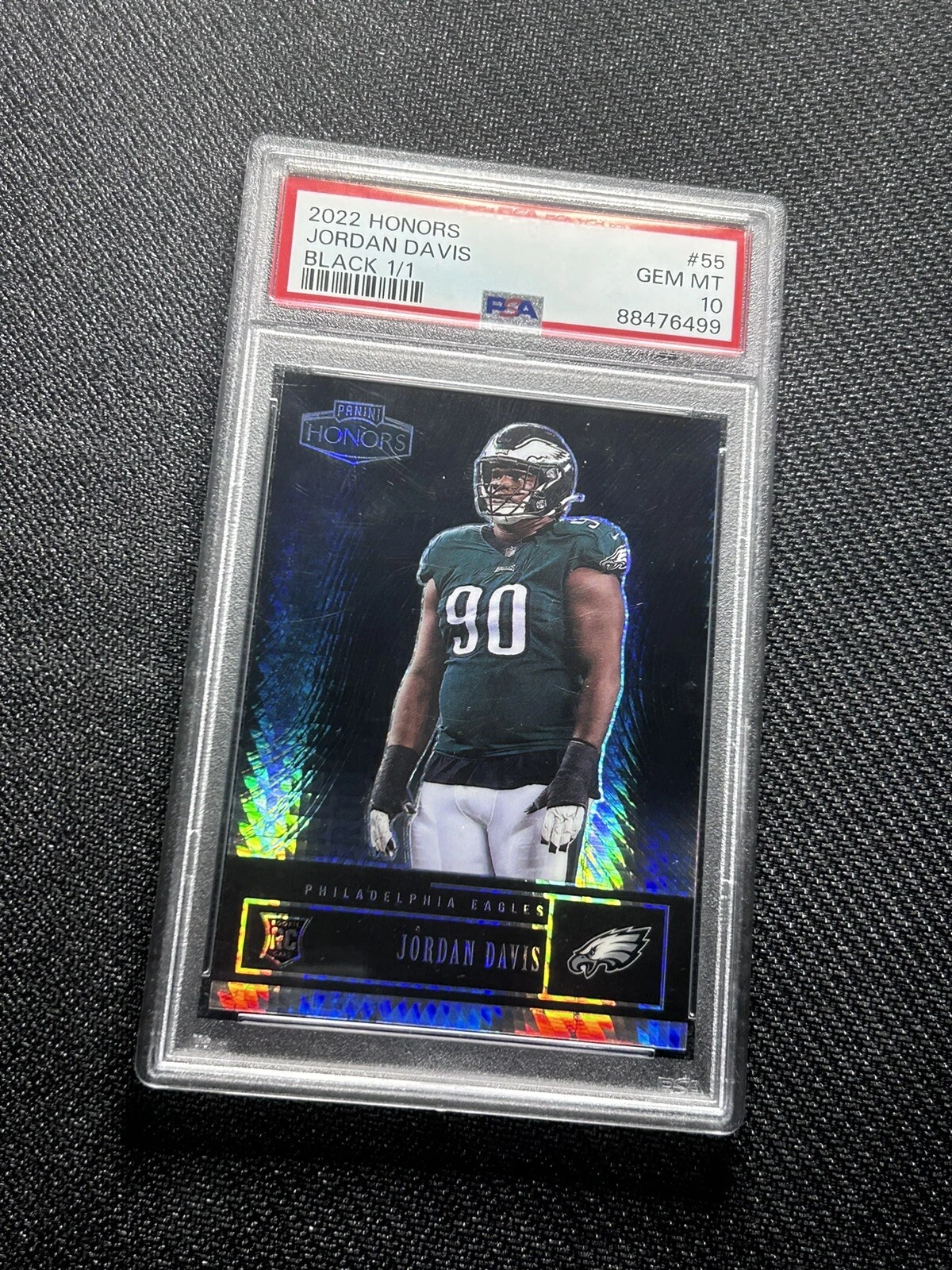 Jordan Davis Panini Honors #55 Black 1/1