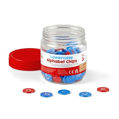 Learning Resources H2M94473 Set,alphabet Chips,lowrcase