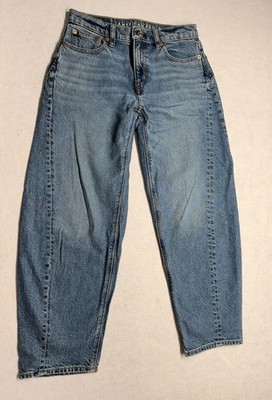 American Eagle Stretch Barrel Jean Women s Size 00