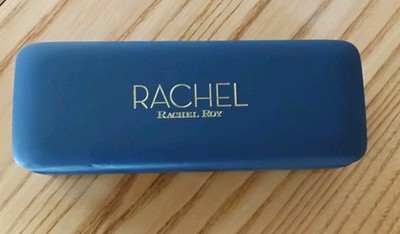 Rachel Roy Eyeglasses Reading Glasses Case Only, Navy Blue Hard Clamshell Velvet