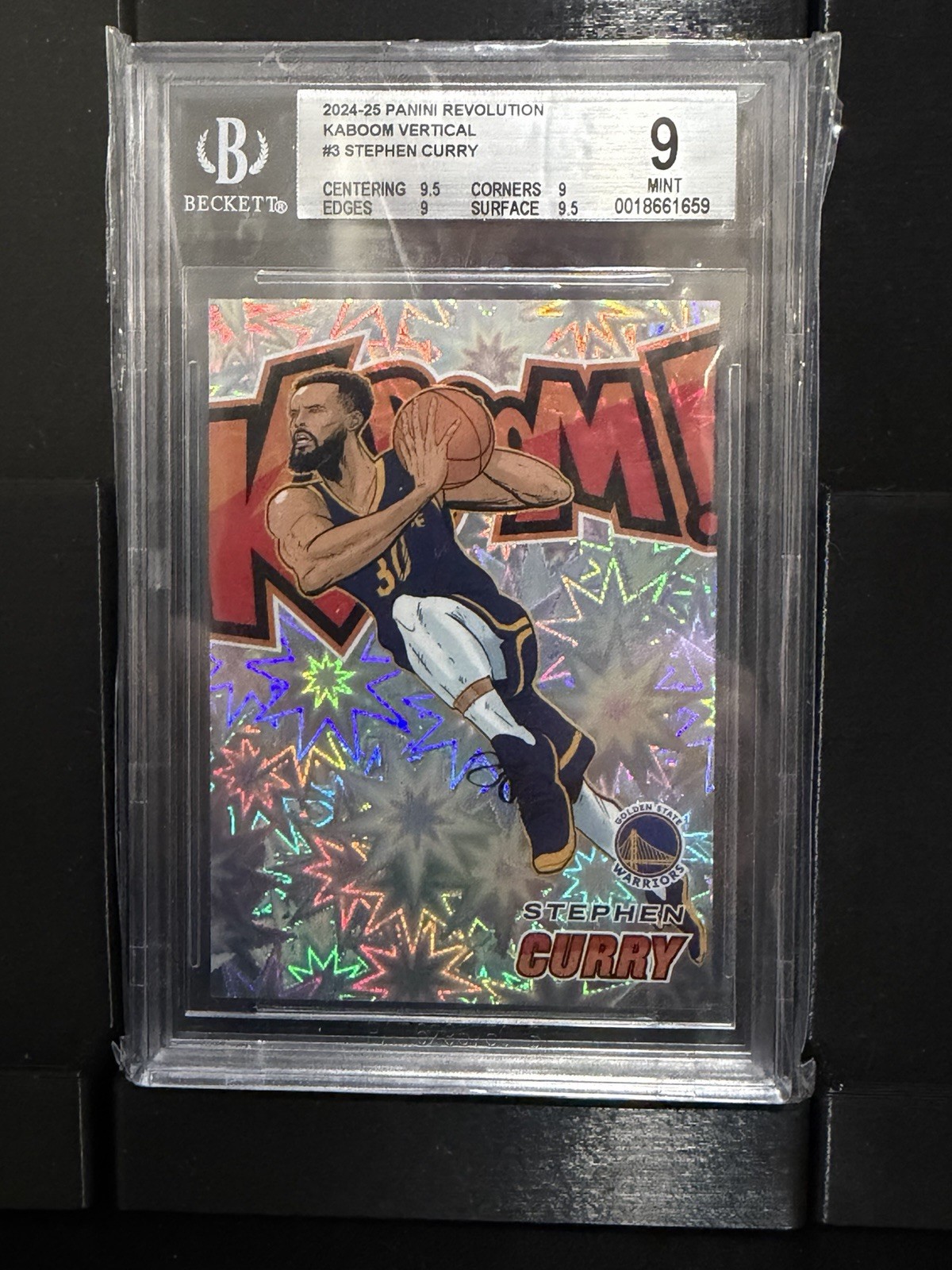 2024-25 Panini Revolution - Kaboom! Vertical Stephen Curry #3