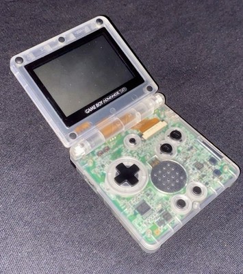 Gameboy Advance SP AGS-001 Clear Great Condition