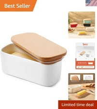 Airtight Porcelain Butter Dish with Lid - Perfect for Modern Kitchen Decor
