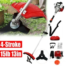 Gas Weed Eater 31cc 15lb 13" Straight Shaft Trimmer Gas Powered Straight Shaft