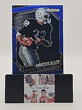2025 Prizm Black | Marcus Allen #111 | BLUE SHIMMER PRIZM 13/35 | RAIDERS
