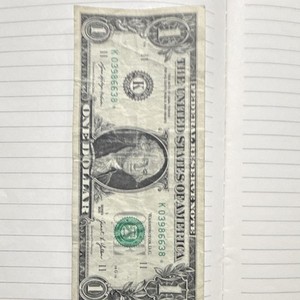 $1 Federal Reserve Note Banknote Circulated Small Size Uncertified Ungraded