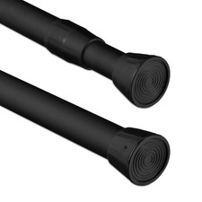 Asta tenda a pressione Bastone estensibile per tende 10 kg Antiscivolo 2 cm