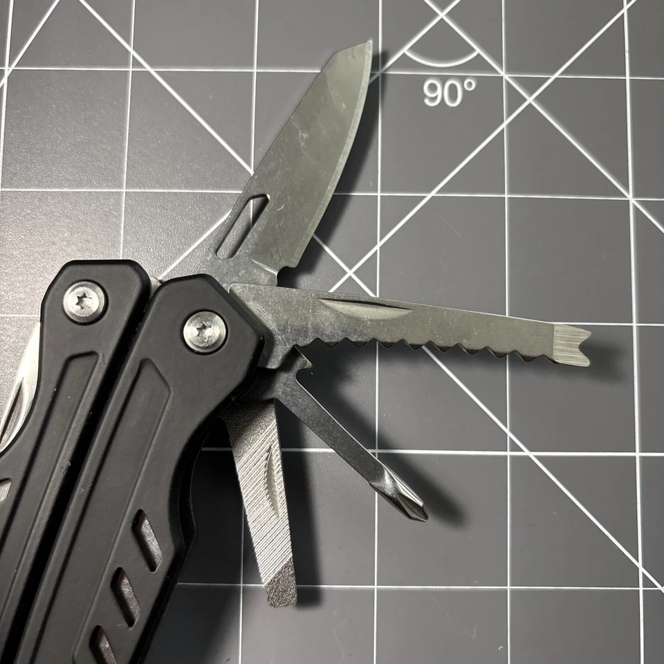 Ozark Trail 17-In-1 Multi Tool Pliers,Wire Cutter,Saw, Knife W/Sheath in Black - Image 4 of 4