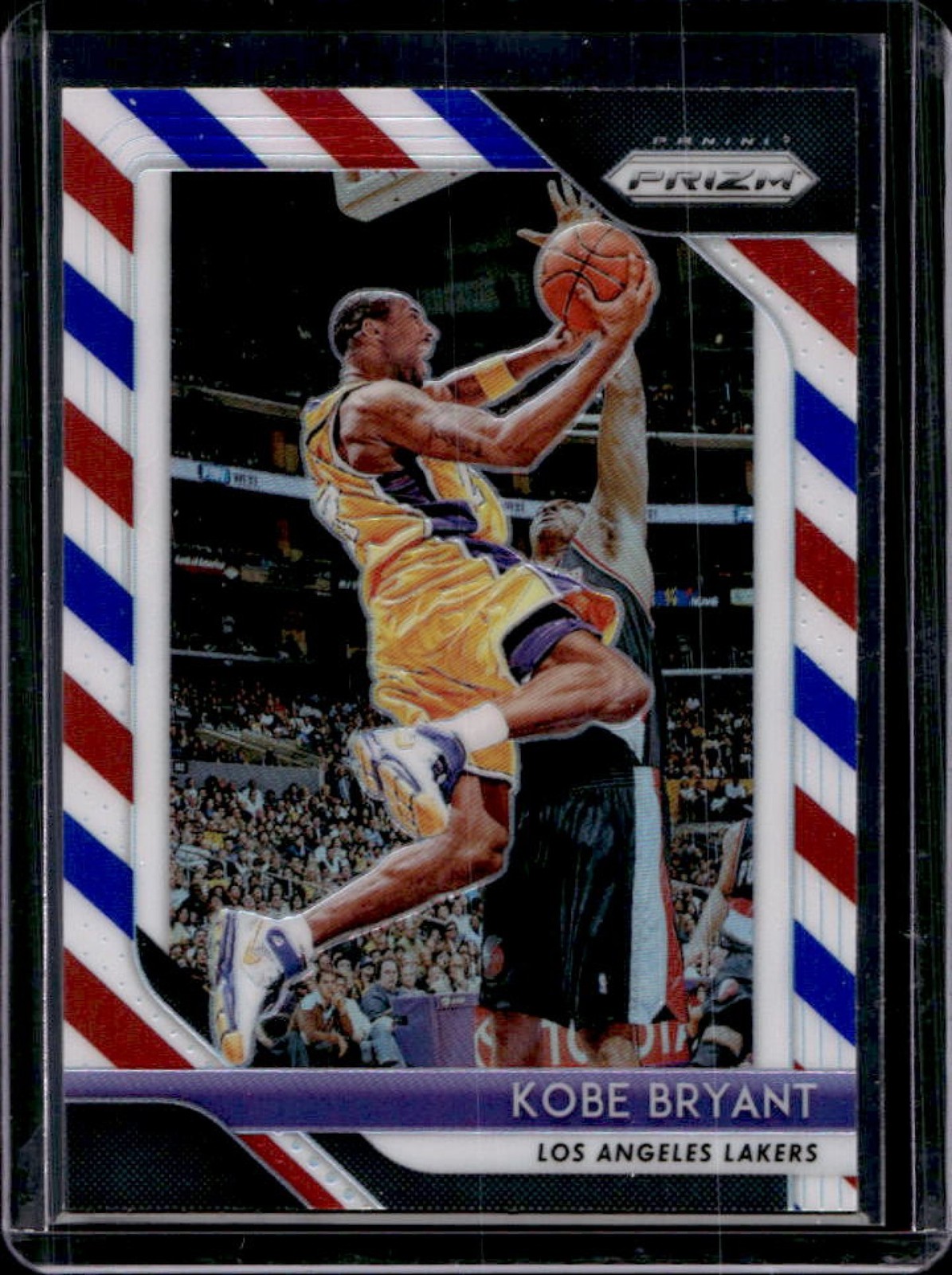 2018-19 Panini Prizm Kobe Bryant Prizm Red White and Blue #15 Lakers