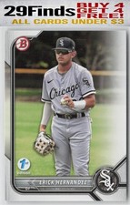 Erick Hernandez 2022 Bowman Draft 1st Edition #BD-57 Chicago White Sox