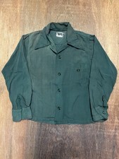 Vintage DRY ROT 40s 50s Kids Rayon Loop Collar Rockabilly Shirt Youth S