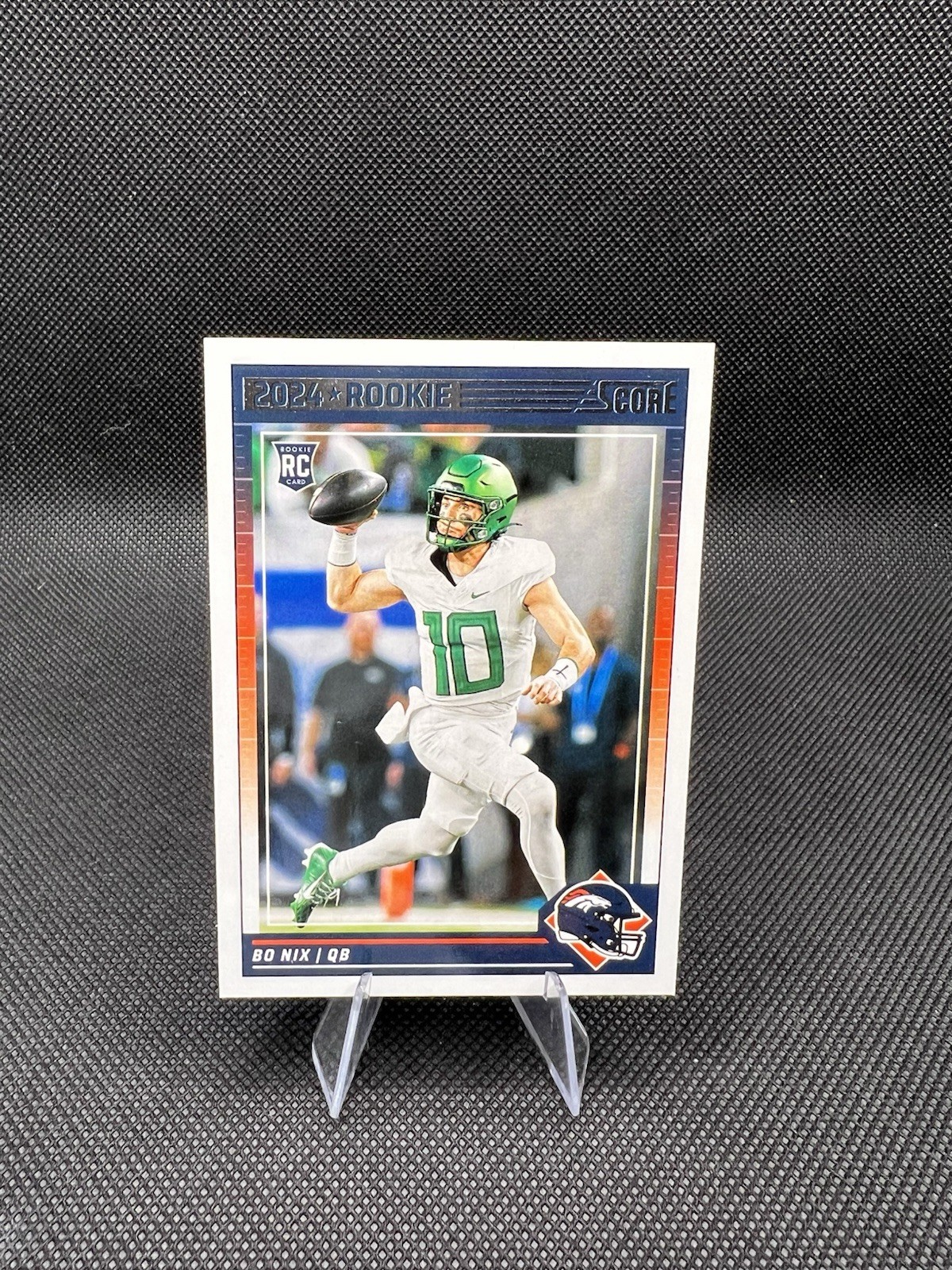 2024 Panini Score Football - Bo Nix #332 (RC) NM 🔥🔥🔥