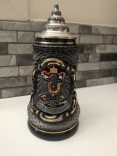 King Limited Edition 0.5L Lidded Stein Deutschland Coat Of Arms