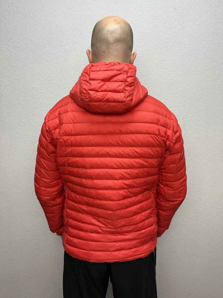 Salewa Men’s Down Puffer Jacket Hooded Red Size M - Image 4 of 4