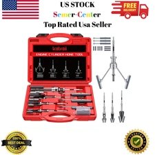 Cylinder Hone Tool Set with Tool Box, Adjustable Engine Cylinder Honing Tool for