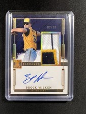 2024 Panini Impeccable Elegance Brock Wilken EPJ-BW Gold Patch Auto 9/10 Brewers