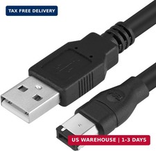 Herfair Firewire to USB Cable 6-Pin IEEE 1394-a Male to USB 2.0 A Male Adapter C