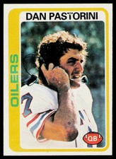 1978 Topps #301 Dan Pastorini Houston Oilers Card