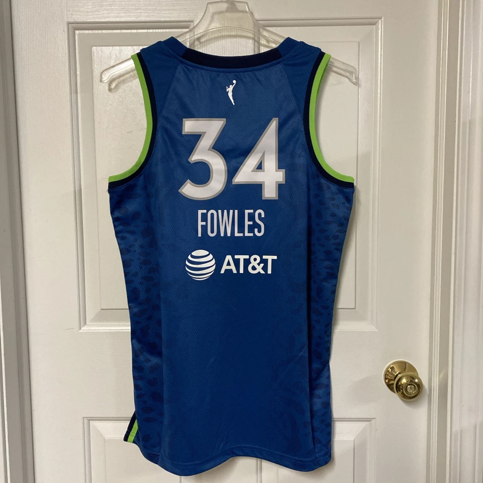 Sylvia Fowles Minnesota Lynx Women's M 44 Blue Nike Explorer Edition Jersey NWT - Image 2 of 4