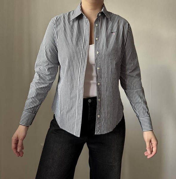 Women Gant Shirt Navy Cotton 38 / M / 46 #7XBG