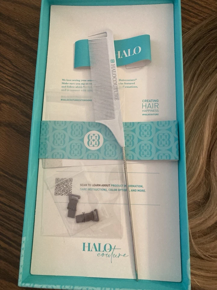 Halo couture B116 слоистый balayage 14 дюймов человеческих волос расширения с зажимами - Изображение 4 из 4