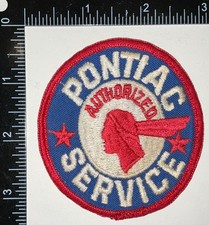 VINTAGE Pontiac Authorized Service Station Ad Advertising Coverall Patch