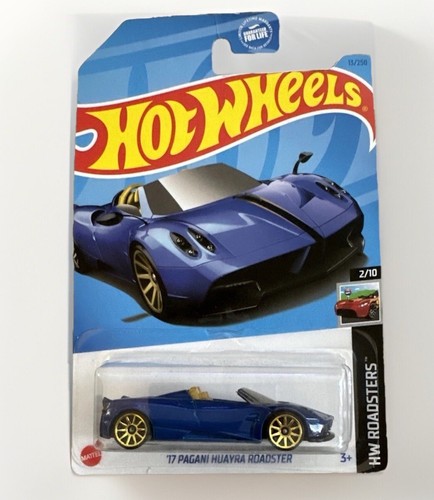 Hot Wheels 2023 #13 2017 Pagani Huayra Roadster BLUE