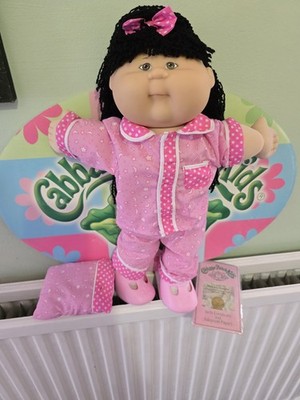 Vintage Cabbage Patch Kind 2004 Playalong asiatisches Mädchen im Pyjama  
