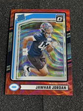 2024 Donruss Optic Preview Red Wave Rated Rookie Jawhar Jordan #390