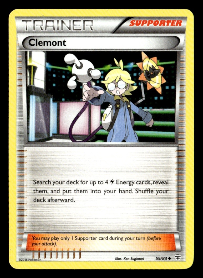 Clemont Uncommon Normal Generations 59/83 NM Pokémon TCG