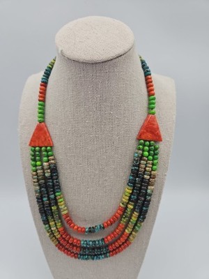 Jay King Multi Colored Stone Four Strand Necklace