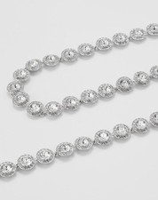 SwarovskiUNA ANGELIC TENNIS NECKLACEROUND CUT - Collier - silver-coloured