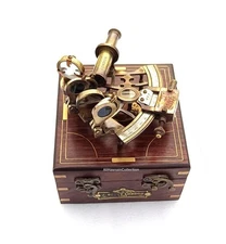 Antique Maritime Nautical Sextant Vintage Marine Astrolabe Ship's Instrument 5"