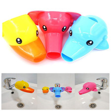 Faucet Extender for Kids, 3Pcs Faucet Cover Cartoon Faucet Extender Sink Hand E