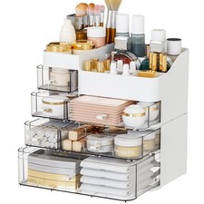 Makeup Organizer for Vanity,Large 6 Drawers Make up Organizers for Counter,Pl...