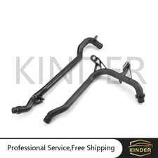 Set of 2 Water Pipes + Seals Coolant Hose to Engine Block & Heater Inlet for BMW