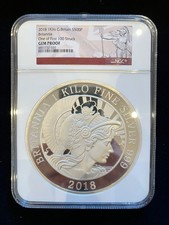 1kg silver proof 2018 Britannia coin