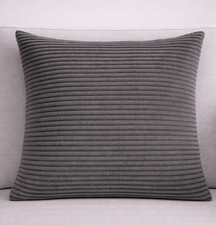Big Large Cushion Covers Plain Corduroy Cord Jumbo 22x22" / 55x55cm Pillow Case