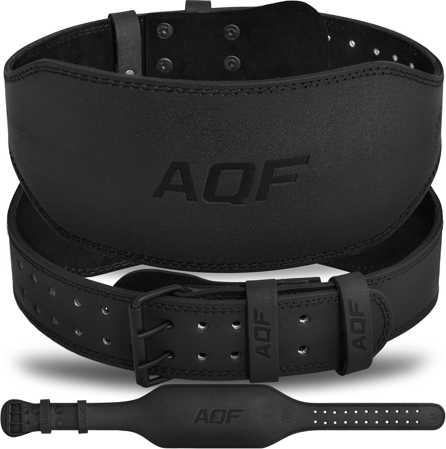 AQF Weight Lifting Belt for Men Gym Fitness, 4"" 6"" Padded Lumbar Back Support,